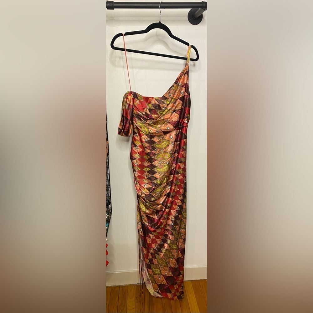Cinq à Sept Multicolor Asymmetrical Dress - Picture 5 of 7